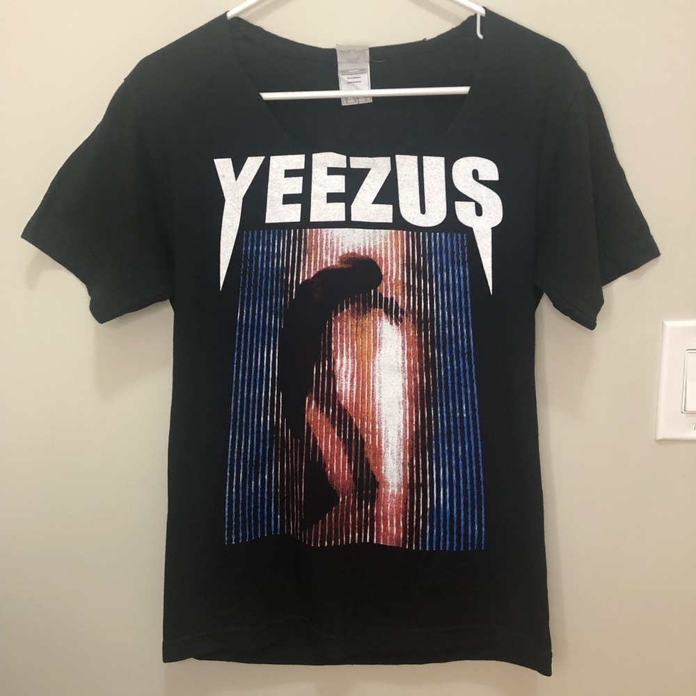 Kanye West Yeezus Tour 2013 concert t-shirt with modified neckline. Women’s M